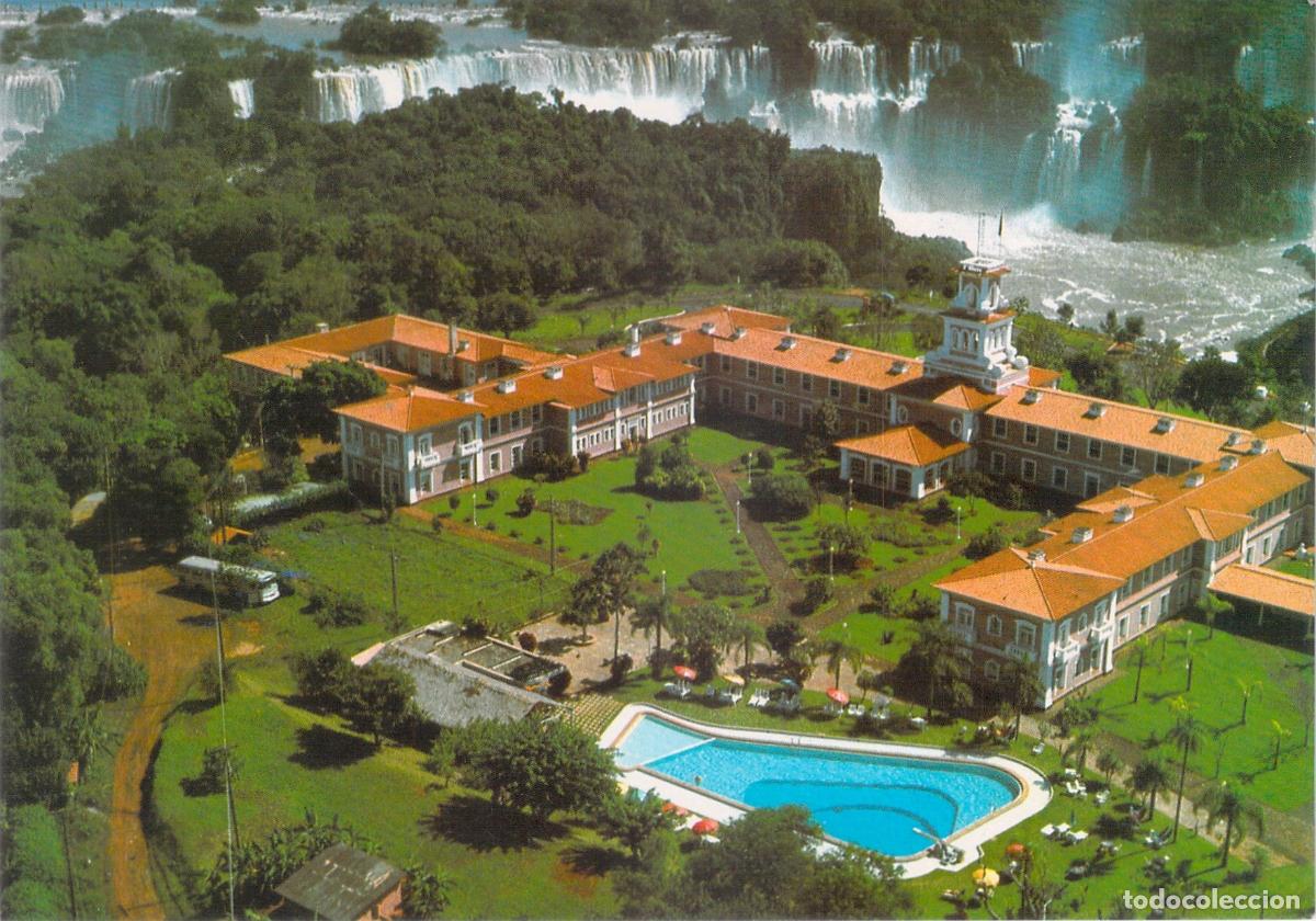 Postales: Postal Vista A&eacute;rea del Hotel das Cataratas en Foz de Igua&ccedil;u Brasil