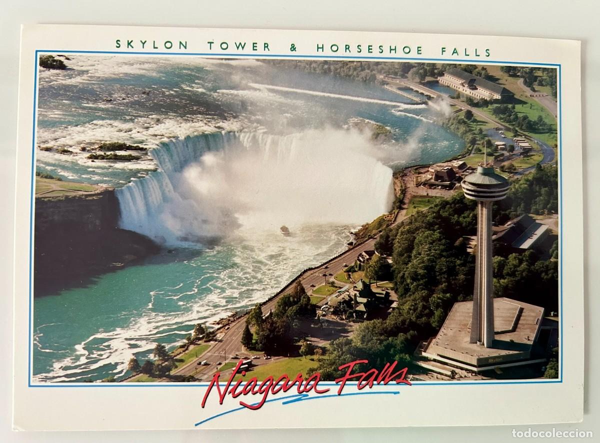 Postales: POSTAL NIAGARA FALLS - SKYLON TOWER & HORSESHOE FALLS - CANADA - SIN CIRCULAR