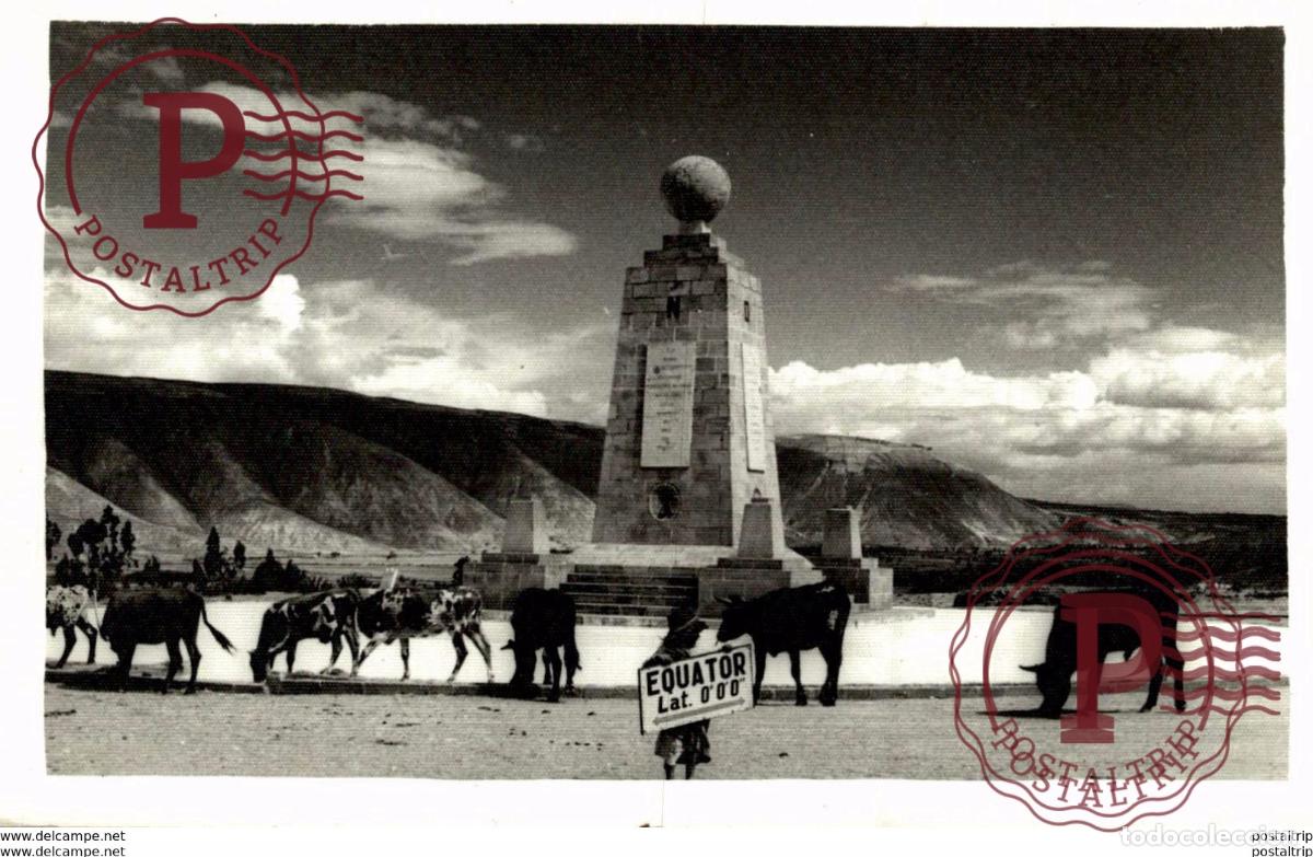 Postales: RPPC FOTOPOSTAL ECUADOR LAT 0 0 0