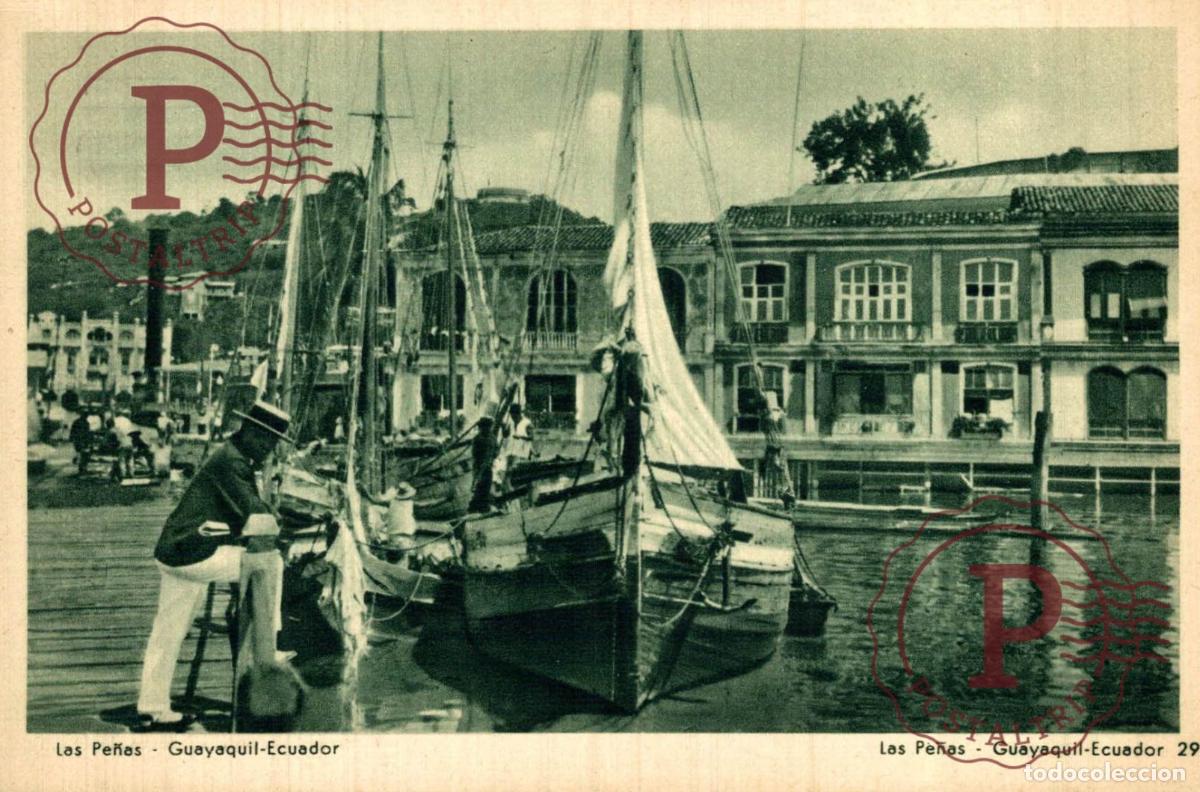 Postales: ECUADOR. GUAYAQUIL. LAS PE&Ntilde;AS.