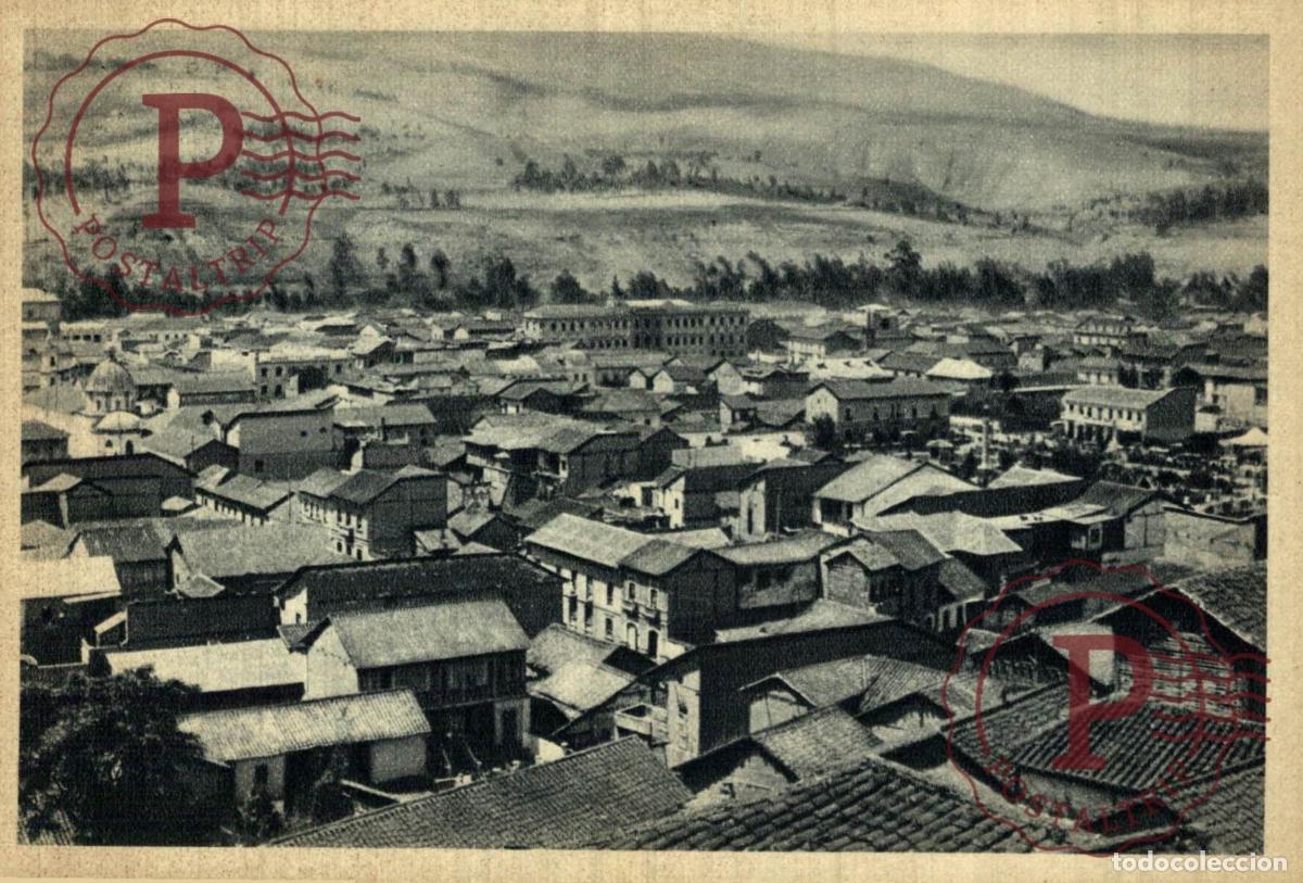Postales: ECUADOR. AMBATO. VISTA PARCIAL DE LA CIUDAD.