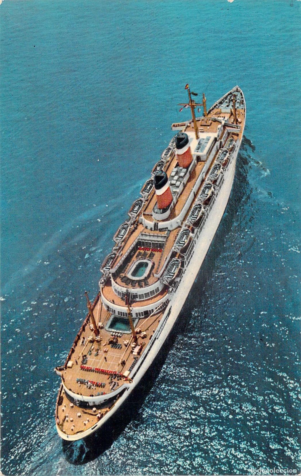 Postales: Postal Transatl&aacute;ntico S.S. Constitution American Export Lines