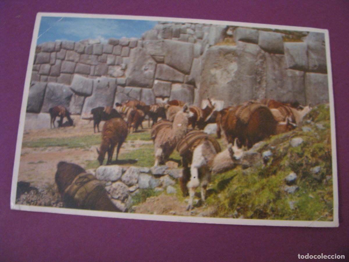 Postales: POSTAL DE PERU. CUZCO. RUINAS DE SACSAHUAMAN. CIRCULADA