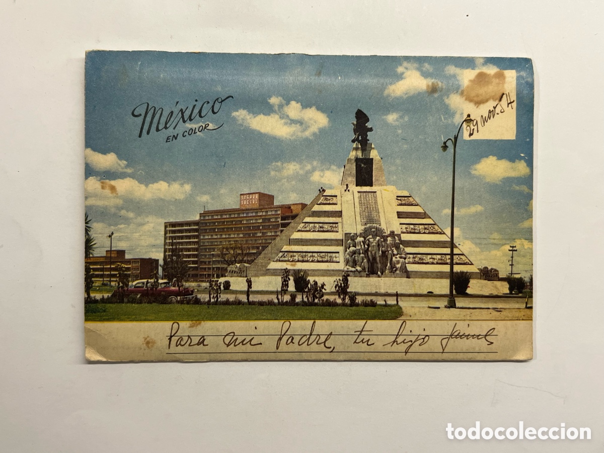 Postales: M&Eacute;XICO en color.. Postal desplegable 15 unidades&hellip; (a.1954)