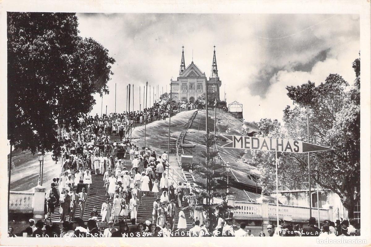 Postales: Postal de la Iglesia de Nuestra Se&ntilde;ora de la Penha en R&iacute;o de Janeiro