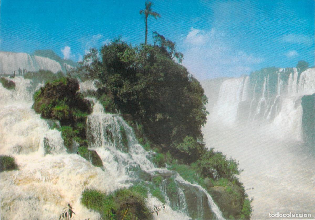 Postales: Postal de las Cataratas del Iguaz&uacute; Salto Floriano Brasil