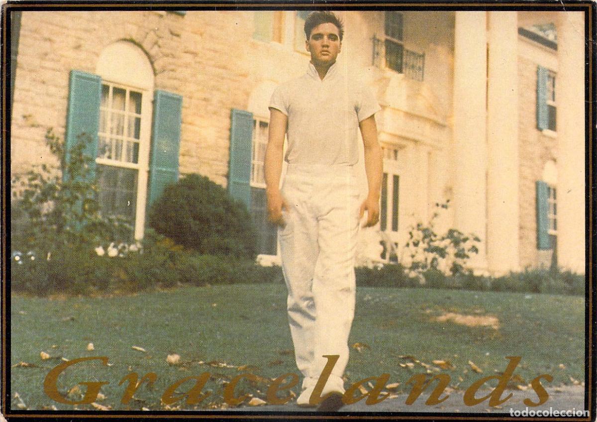 Postales: Postal de Elvis Presley en Graceland Memorabilia de Rock