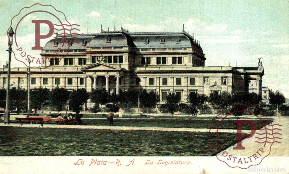 Cartes Postales: ARGENTINA. La Plata - R.A. La Legislatura. Rep&uacute;blica Argentina.