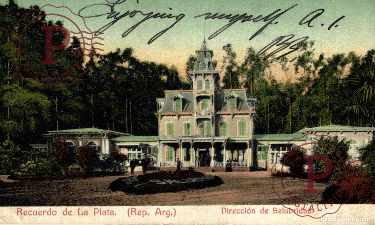 Cartes Postales: ARGENTINA. Recuerdo De La Plata - Direcci&oacute;n De Salubridad. Rep&uacute;blica Argentina.