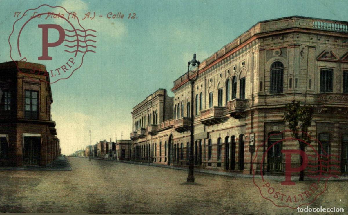 Cartes Postales: ARGENTINA. La Plata - Calle 12. Rep&uacute;blica Argentina.