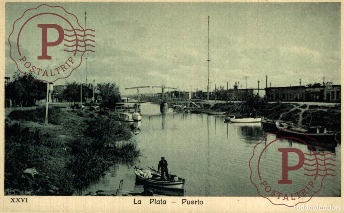 Cartes Postales: ARGENTINA. La Plata - Puerto. Rep&uacute;blica Argentina.