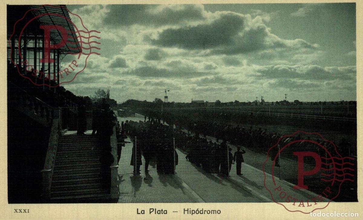 Cartoline: ARGENTINA. La Plata - Hip&oacute;dromo. Rep&uacute;blica Argentina.