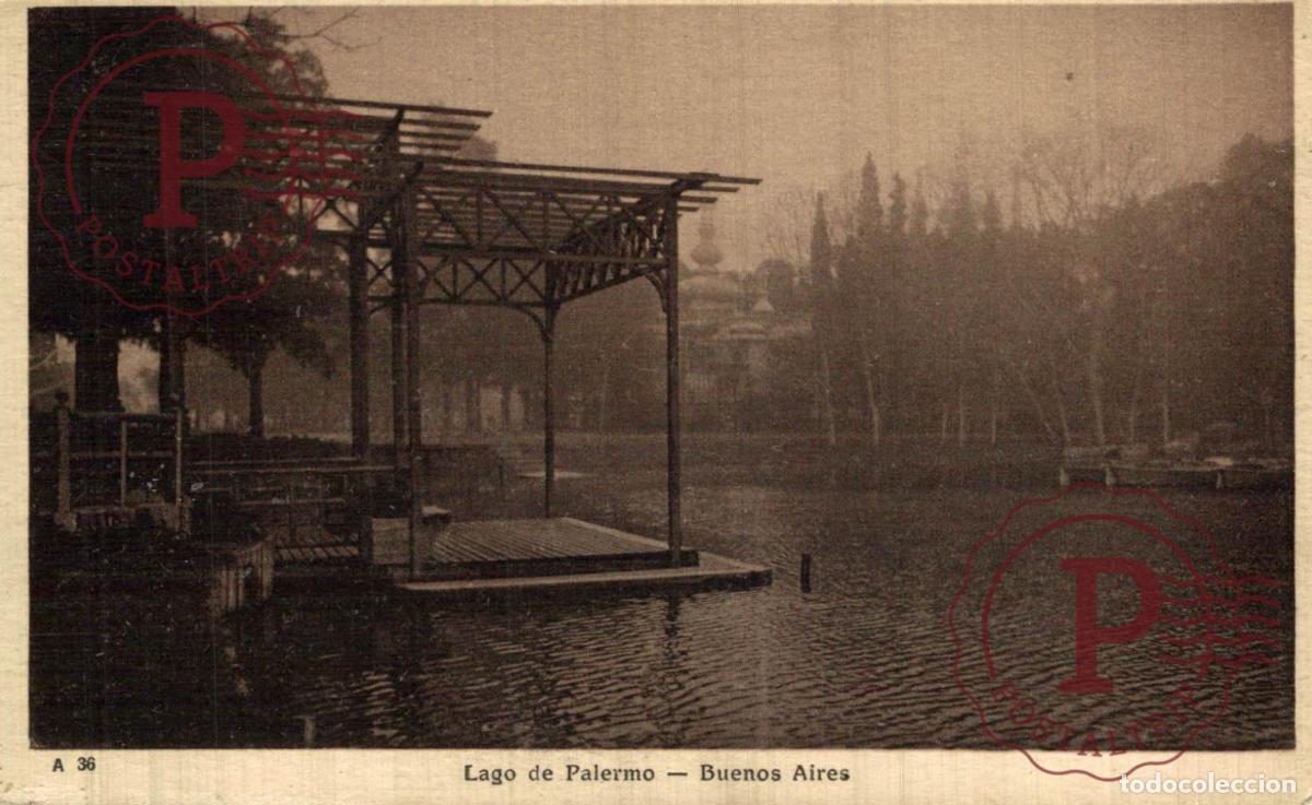 Postcards: ARGENTINA. BUENOS AIRES. LAGO DE PALERMO.