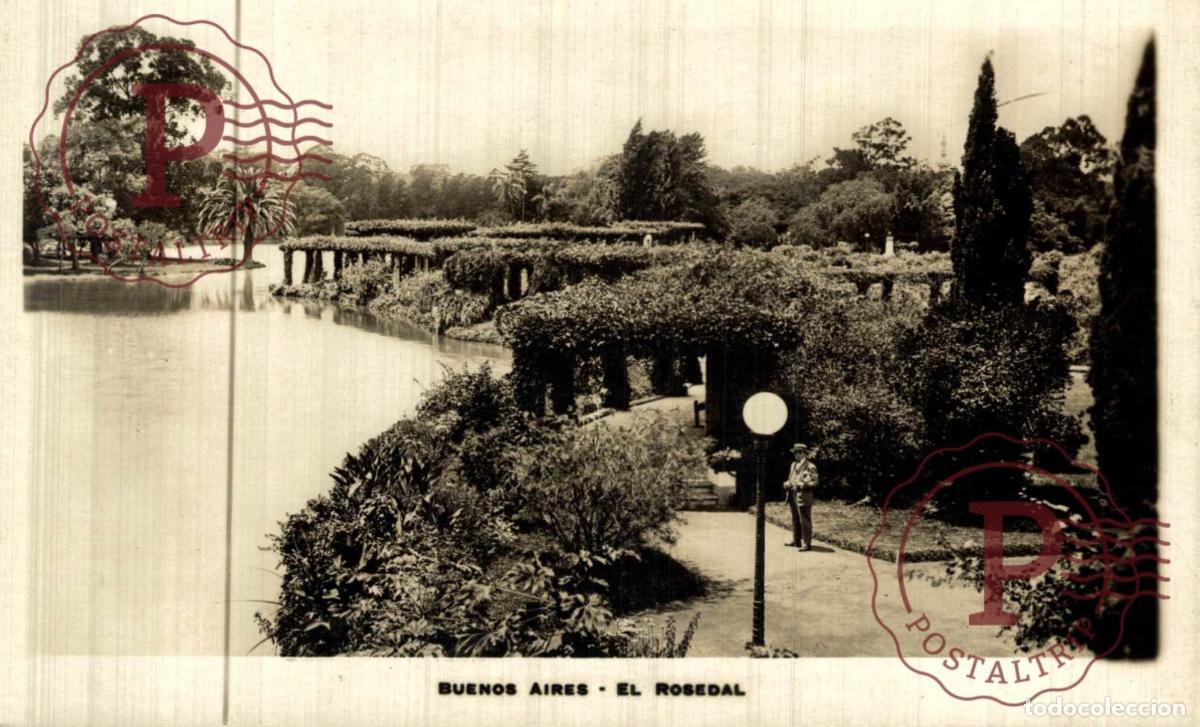 Postcards: ARGENTINA. BUENOS AIRES. ROSEDAL. RPPC. FOTOGRAFICA