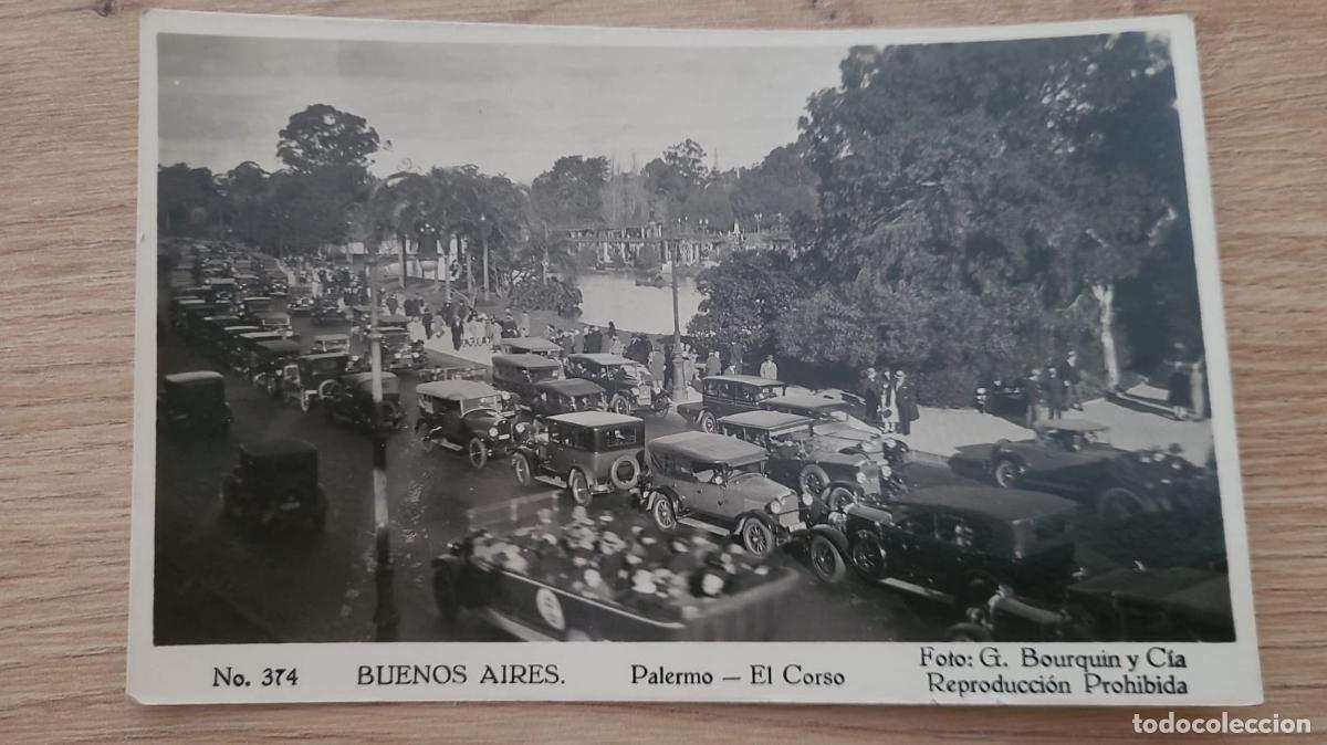 Postcards: ARGENTINA. BUENOS AIRES. PALERMO EL CORSO. RPPC. FOTOGRAFICA G. BOURQUIN Y CIA