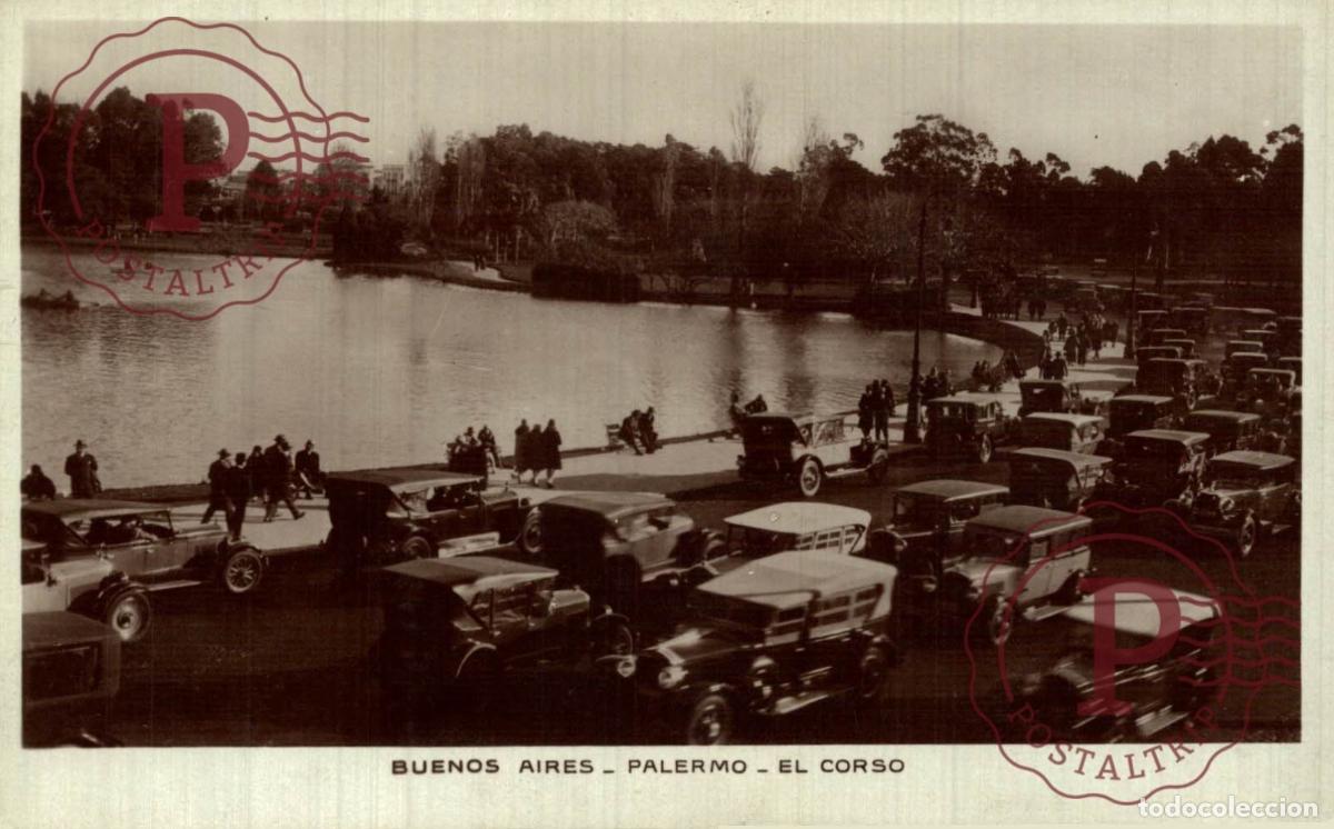 Postcards: ARGENTINA. BUENOS AIRES. PALERMO. EL CORSO. RPPC FOTOGRAFICA