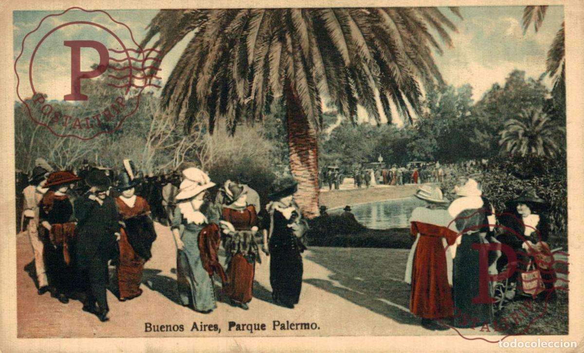 Postkarten: ARGENTINA. BUENOS AIRES. PALERMO. PARQUE.