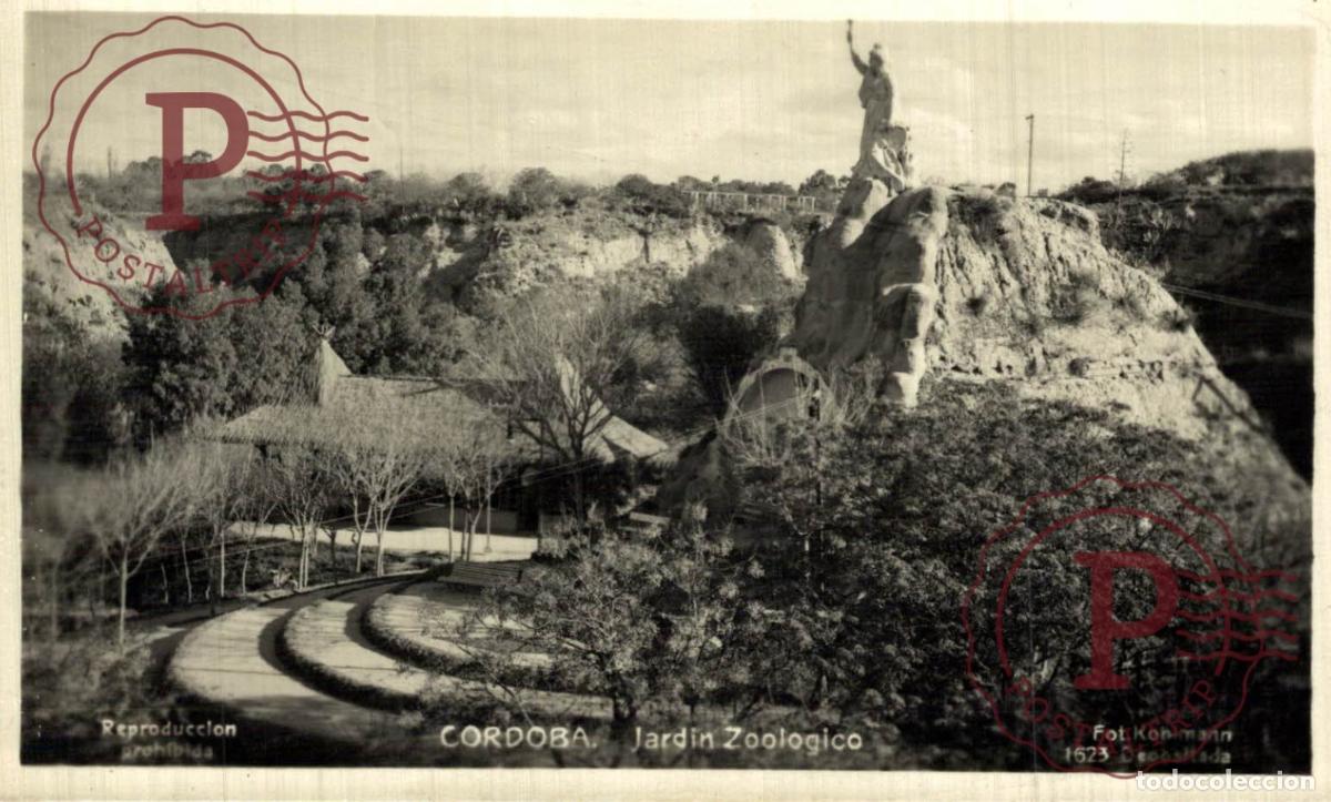 Cartoline: ARGENTINA. CORDOBA. JARDIN ZOOLOGICO. RPPC. FOTOGRAFICA