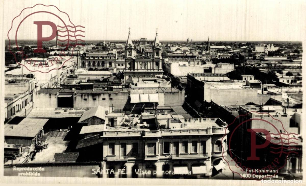 Postcards: ARGENTINA. SANTA FE. VISTA PANORAMICA. RPPC. FOTOGRAFICA KOHLMANN