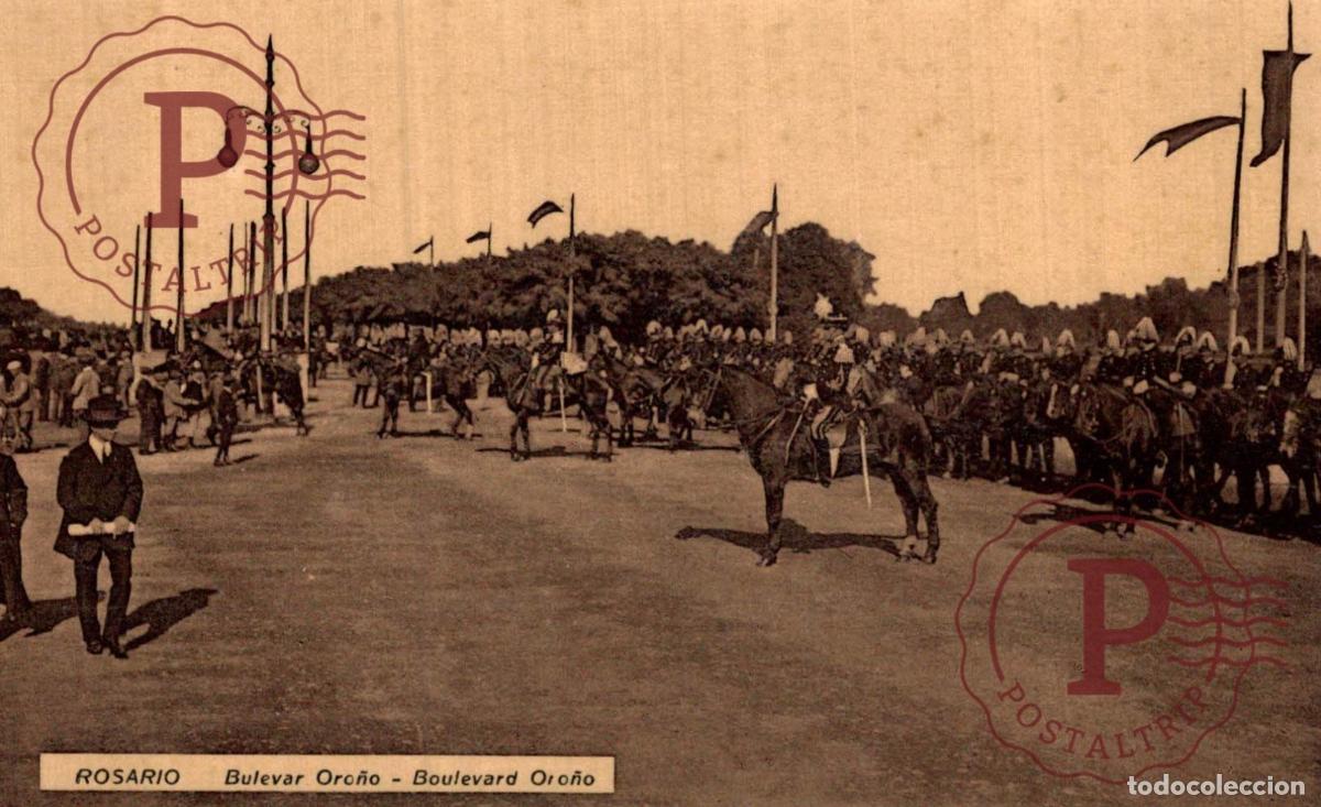 Postales: ARGENTINA. ROSARIO BULEVAR BOULEVARD ORO&Ntilde;O