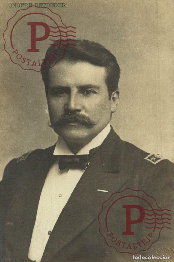 Postales: ARGENTINA. ONOFRE BETBEDER. RPPC FOTOGRAFICA