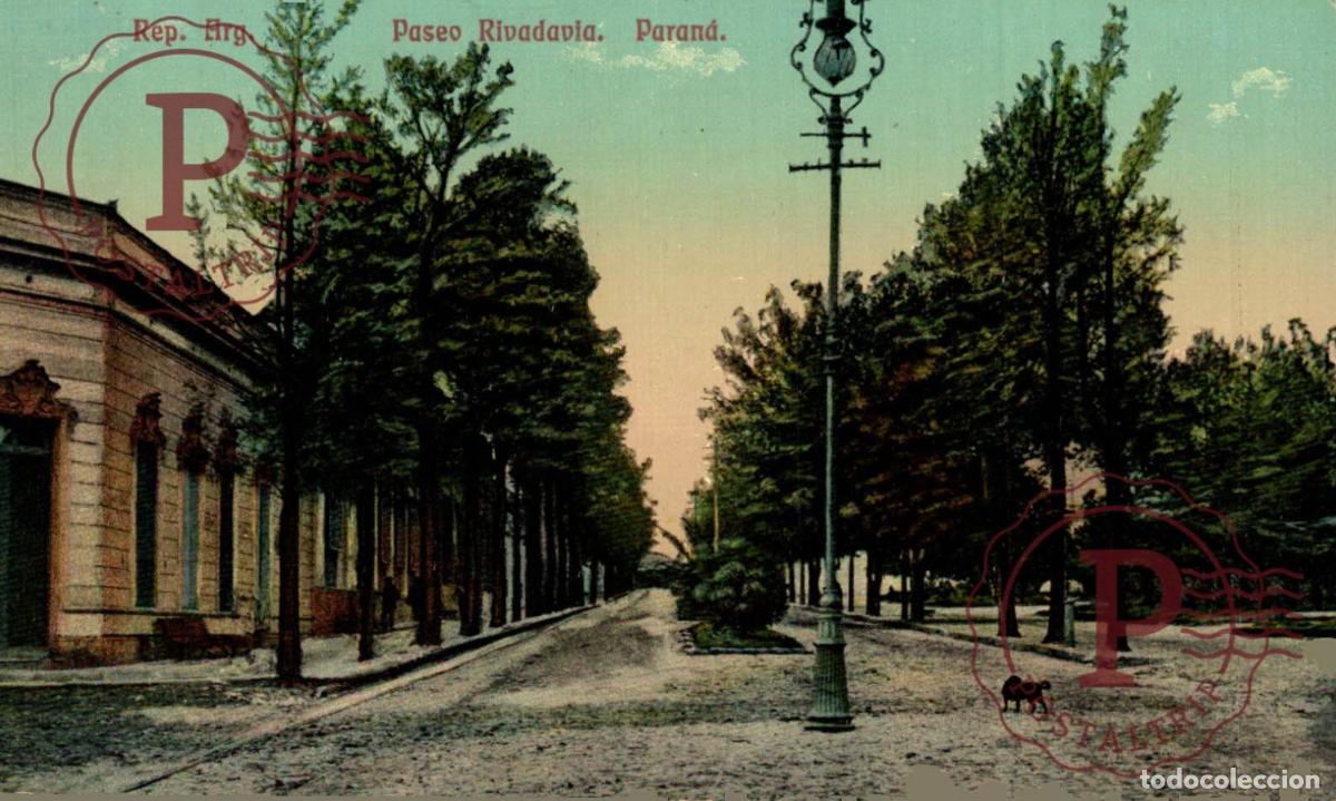 Postales: ARGENTINA. PASEO RIVADAVIA. PARANA