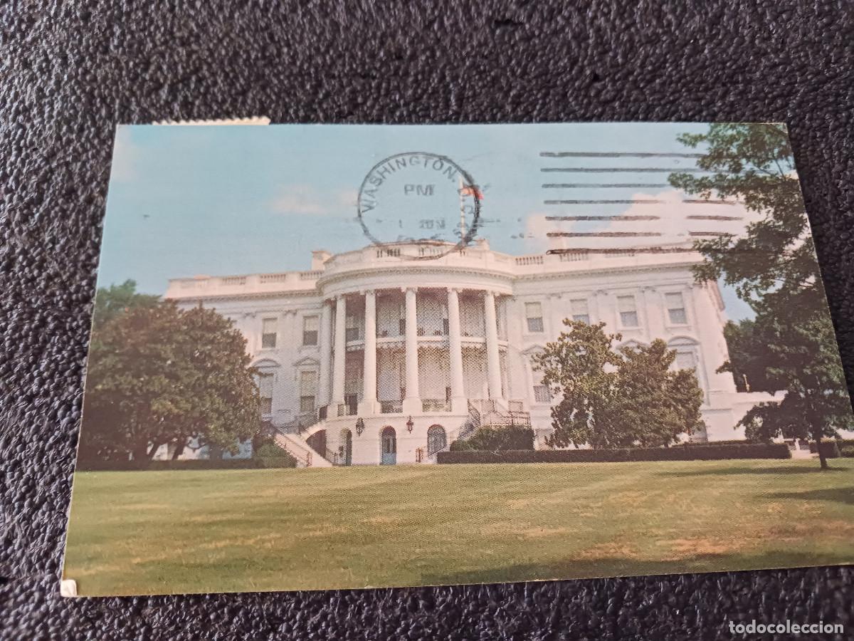Postales: The White House, Washington D.C. circulada 1965