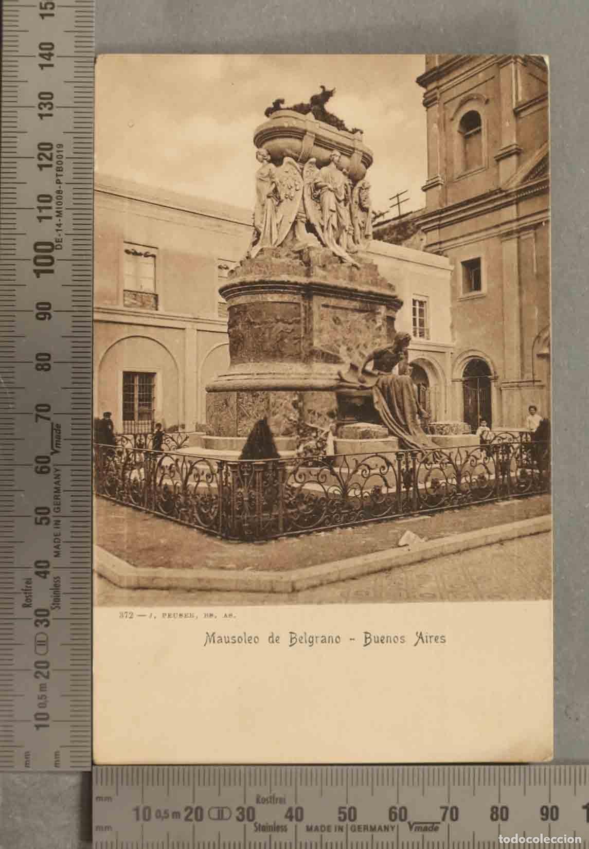 Postales: POSTAL. Mausoleo de Belgrano - Buenos aires