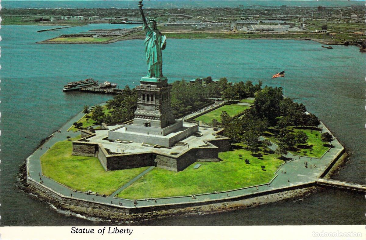 Postales: Postal de la Estatua de la Libertad en Nueva York