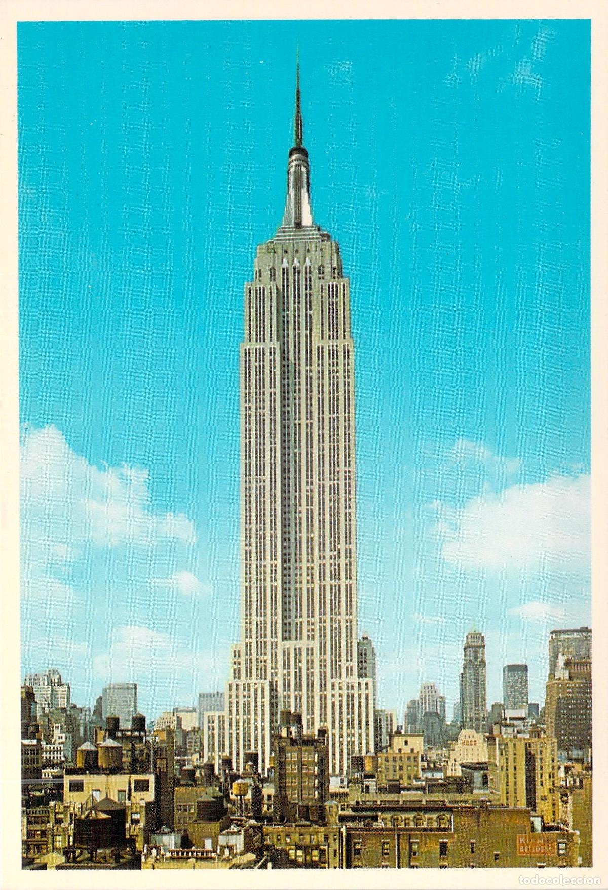 Postales: Postal del Edificio Empire State en Nueva York