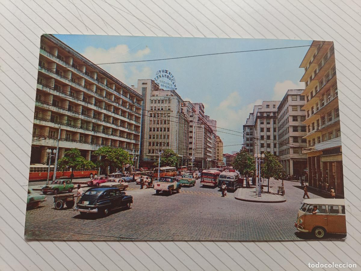 Postales: Recife, Brasil, postal escrita