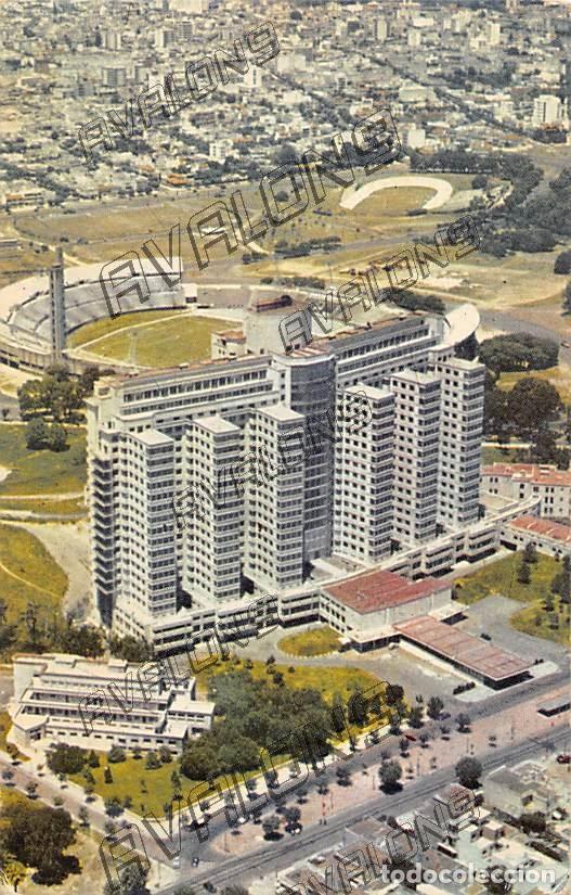 Postales: Montevideo (Uruguay) - Hospital de Cl&iacute;nicas - A&ntilde;os 60 - Sin circular