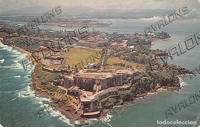 Postales: El Morro en el viejo San Juan de Puerto Rico - Sin circular - A&ntilde;os 60