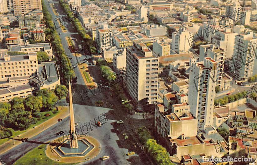 Postales: Obelisco a los Constituyentes - Montevideo (Uruguay) - Sin Circular, a&ntilde;os 60