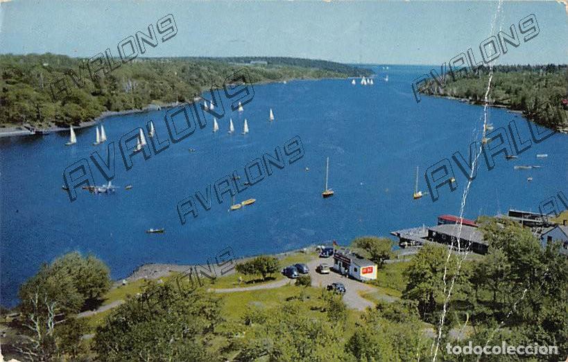 Postales: Nortwest arm, a branch of the harborat Halifax, Nova Scotia (Canad&aacute;) - Sin circular, a&ntilde;os 60
