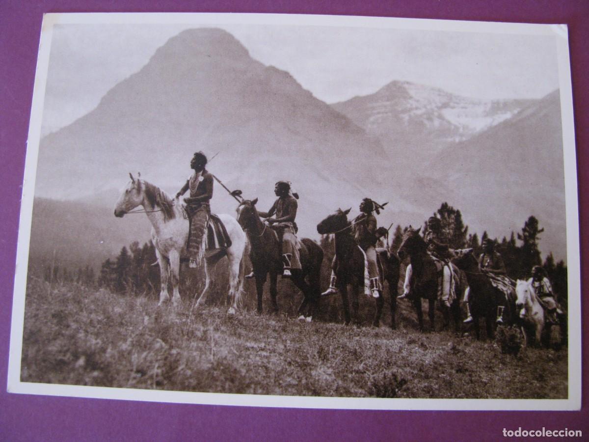 Postales: POSTAL DE EE.UU. ED. AZUSA 2002. NATIVOS AMERICANOS. THE PASS FINDERS, BLACKFOOT