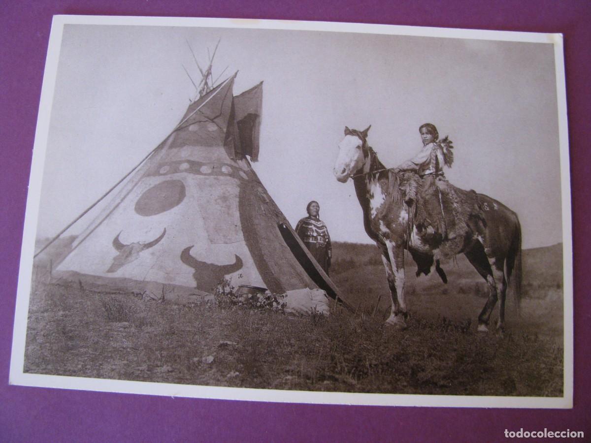 Postales: POSTAL DE EE.UU. ED. AZUSA 1999. NATIVOS AMERICANOS. A PAINTED TIPI, ASSINIBOIN