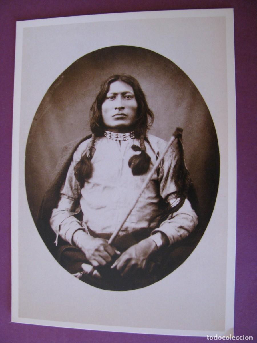 Postales: POSTAL DE EE.UU. ED. AZUSA 1999. NATIVOS AMERICANOS. ONE BULL TATANKA WANJILA HUNKPAPA SIOUX WARRIOR