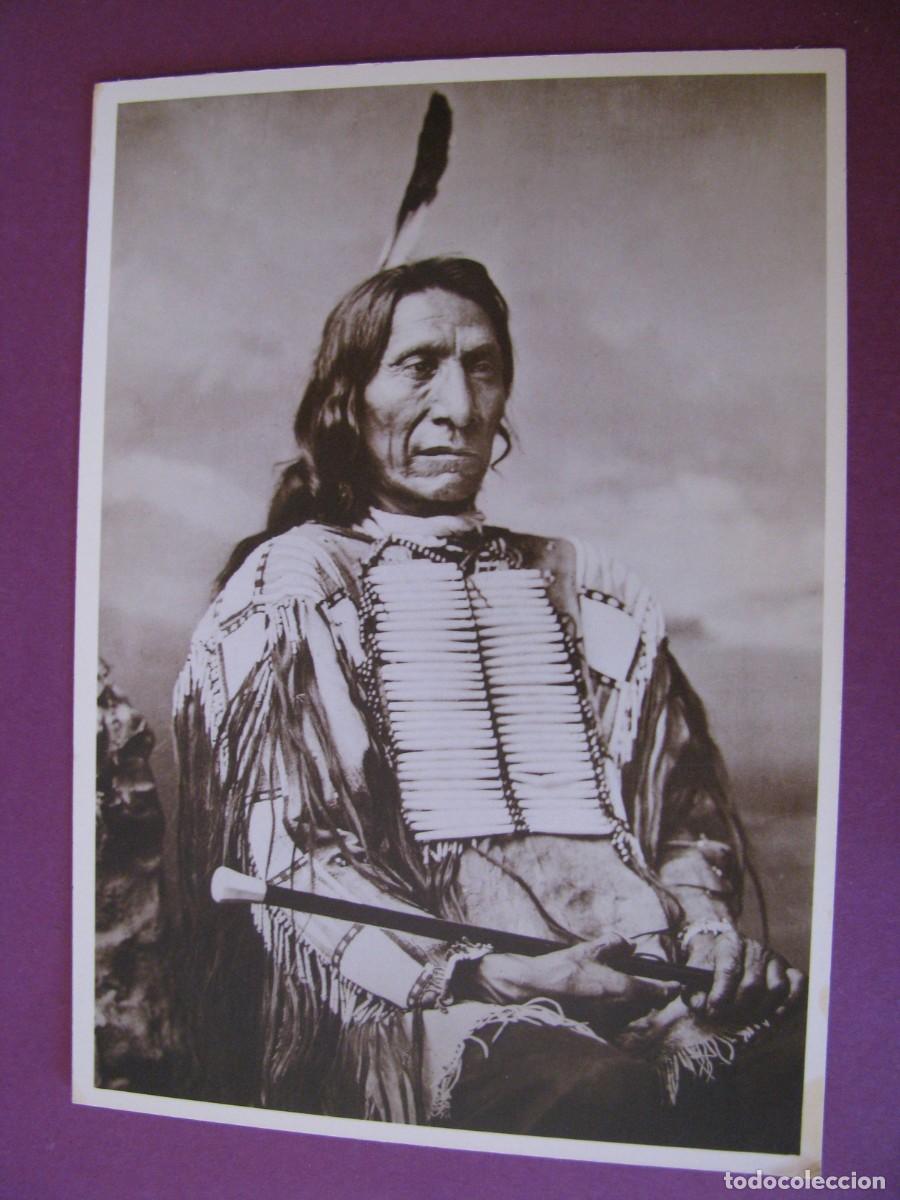 Postales: POSTAL DE EE.UU. ED. AZUSA 1999. NATIVOS AMERICANOS. RED CLOUD, MAHPIYA LUTA, OGLALA SIOUX CHIEF
