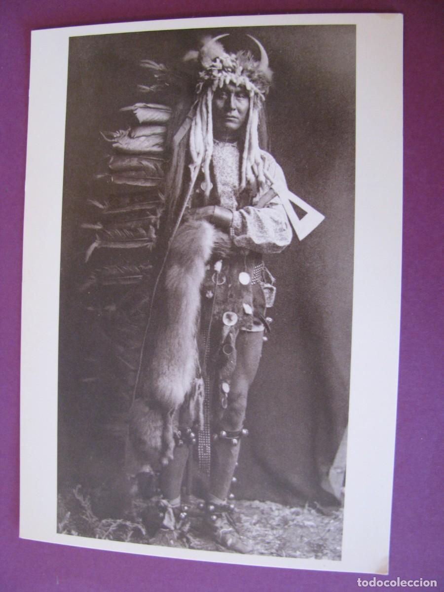 Postales: POSTAL DE EE.UU. ED. AZUSA 1994. NATIVOS AMERICANOS. IRON BREAST, PIEGAN