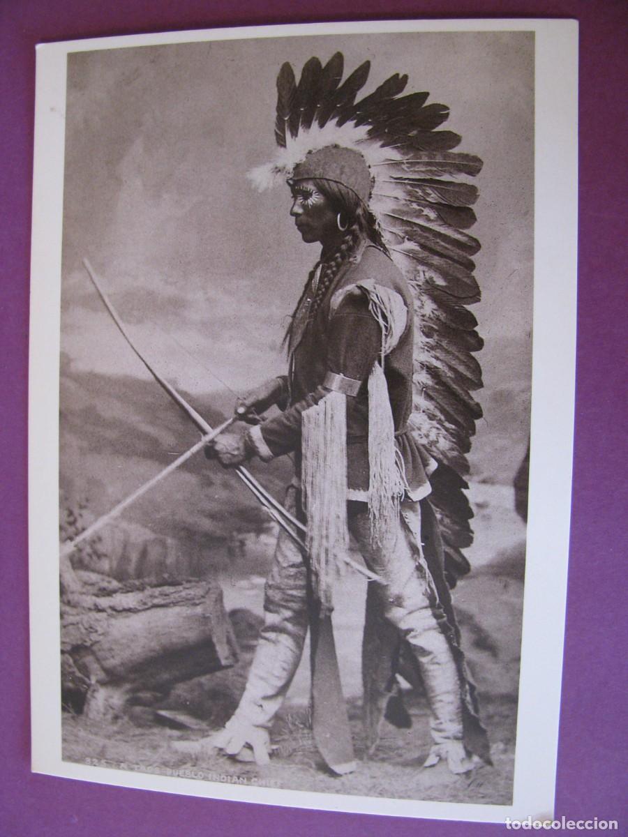 Postales: POSTAL DE EE.UU. ED. AZUSA 1994. NATIVOS AMERICANOS. A TAOS PUEBLO CHIEF