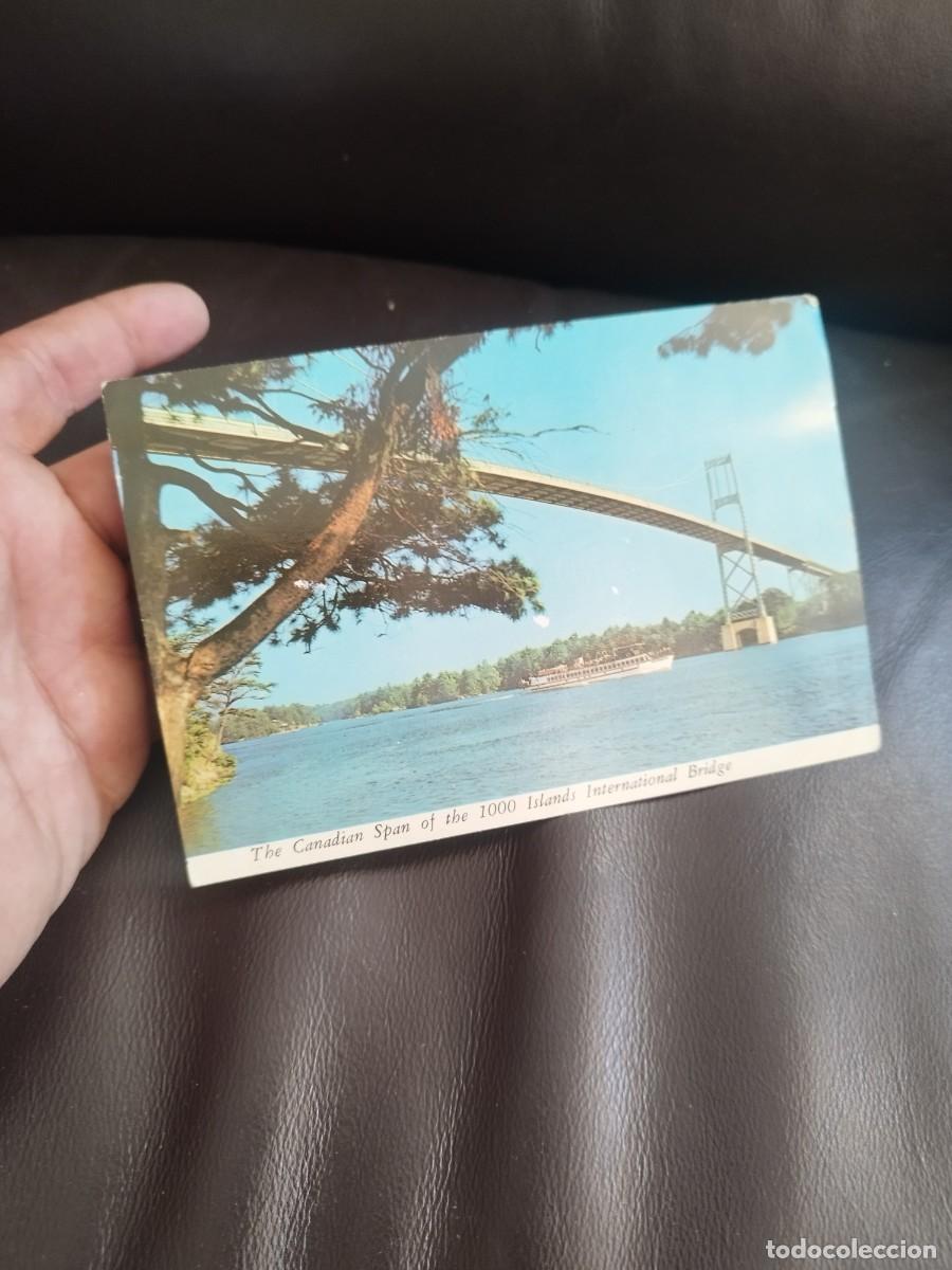Postales: Tarjeta postal puente internacional de las Mil Islas en Ontario, Canad&aacute;.