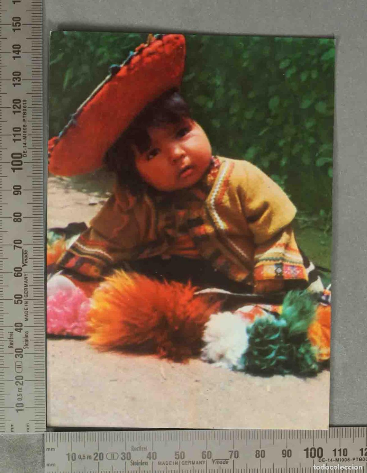 Postales: POSTAL. Ni&ntilde;o con vestimenta tradicional andina - Per&uacute;