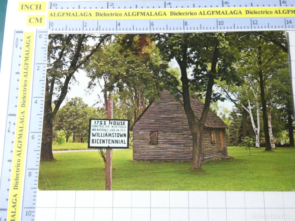 Postales: POSTAL DE ESTADOS UNIDOS. THE 1753 HOUSE FIRST HOUSE BUILT IN WILLIAMSTOWN MASSACHUSETTS. 2590