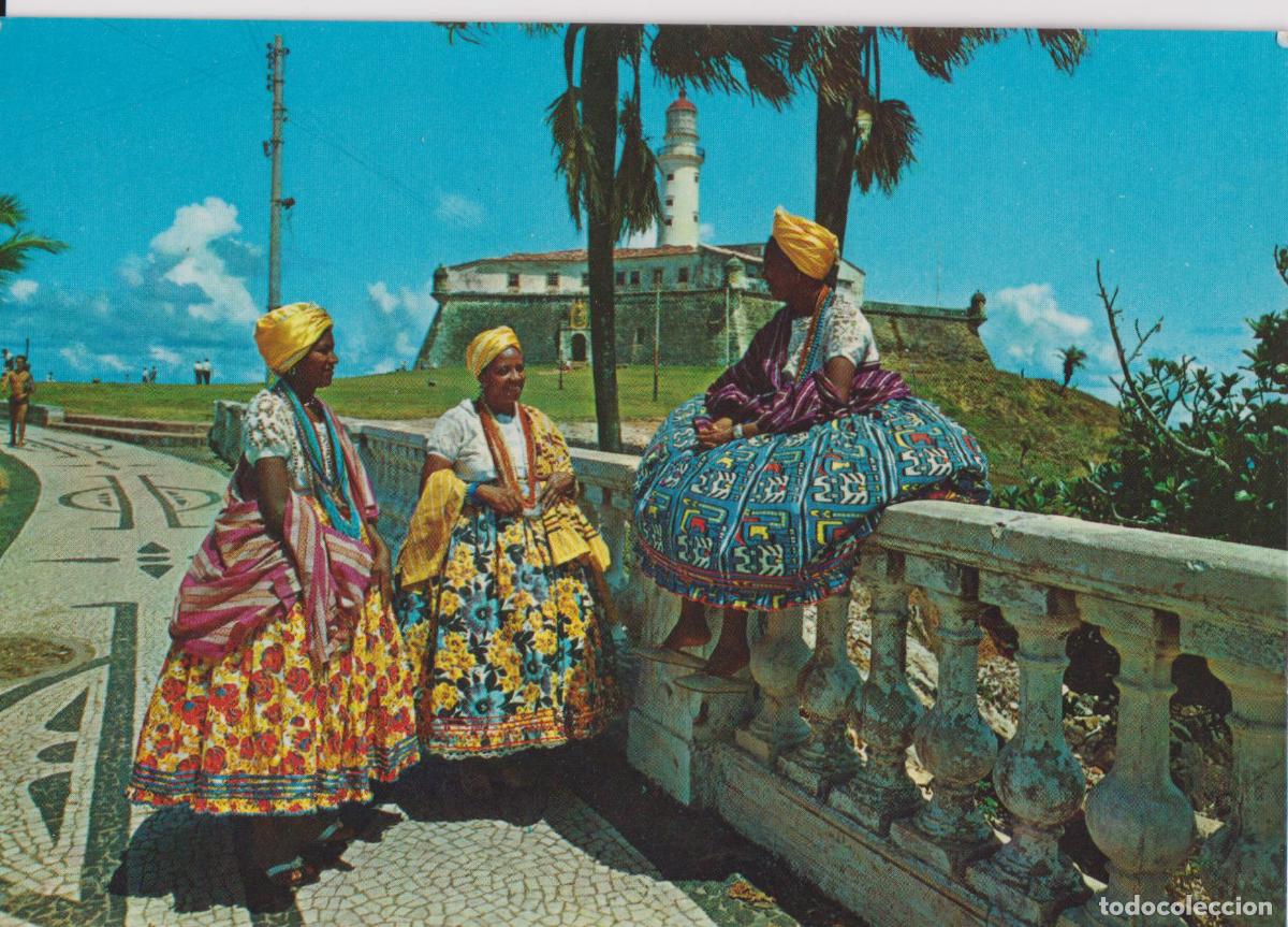 Postales: BRASIL, BAHIA, GRUPO EN TRAJES T&Iacute;PICOS - MERCATOR - ESCRITA