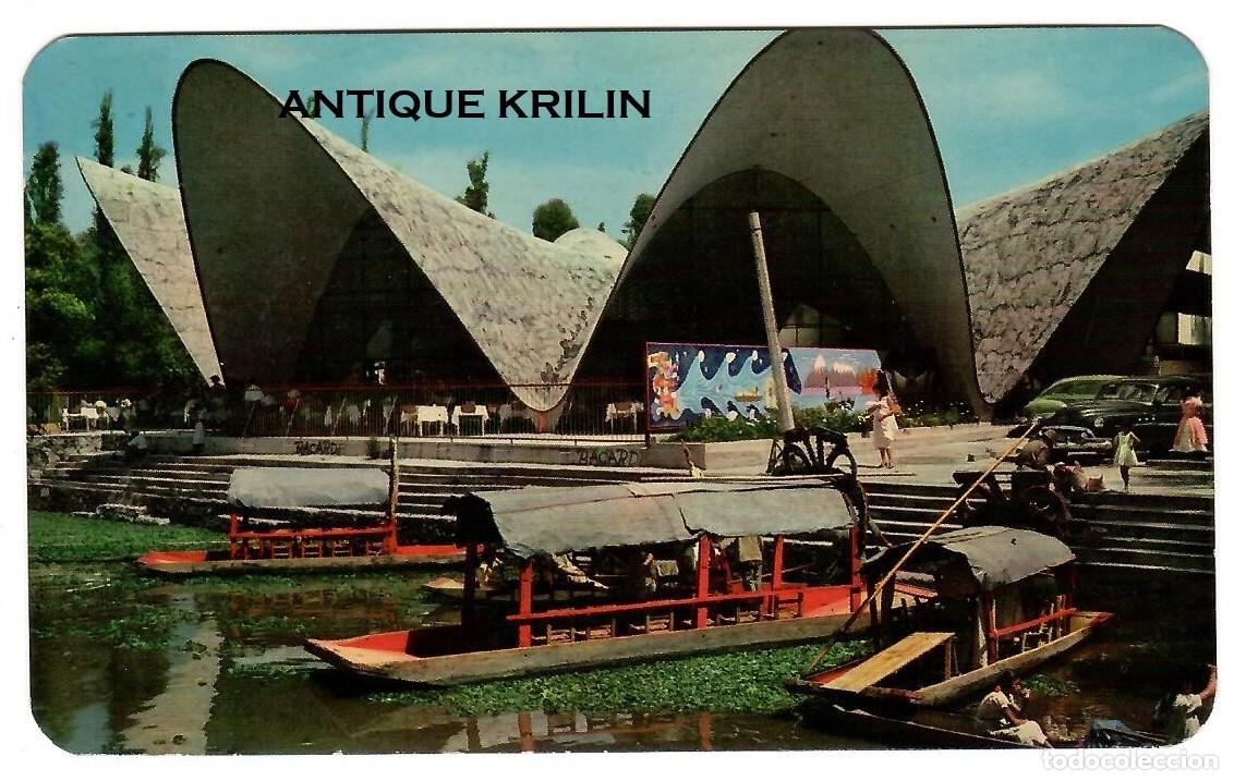 Postcards: MEXICO / XOCHIMILCO D.F. / RESTAURANTE LOS MANANTIALES / SIN FRANQUEAR
