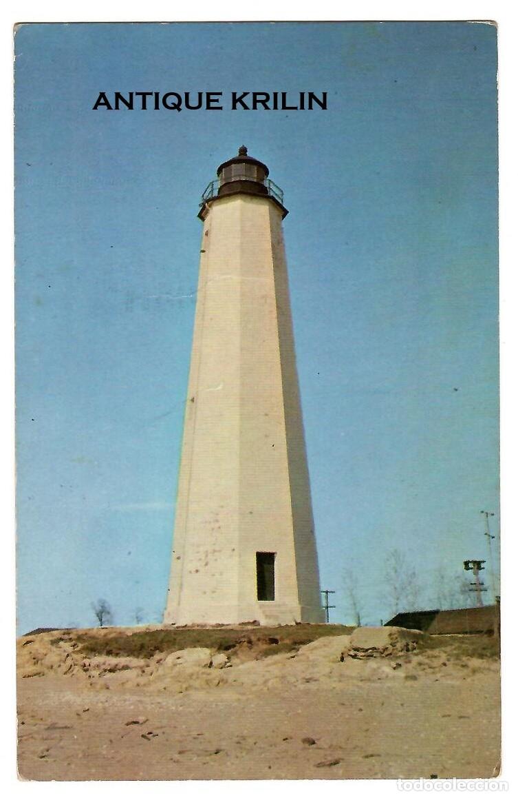 Postales: E.E.U.U. / OLD LIGHTHOUSE POINT , NEW HAVEN , CONNECTICUT / SIN FRANQUEAR