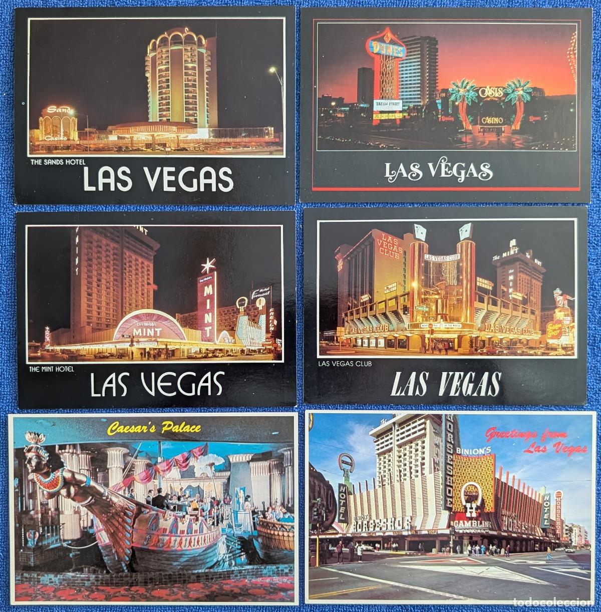 Postales: Lote de postales sin circular de diferentes casinos de Las Vegas - Nevada (A&ntilde;so 70)