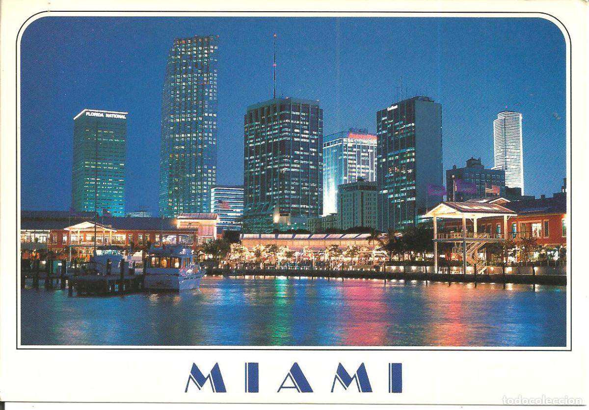 Postales: POSTAL MIAMI (ESTADOS UNIDOS) - BAYSIDE MARKET PLACE - CIRCULADA 1995