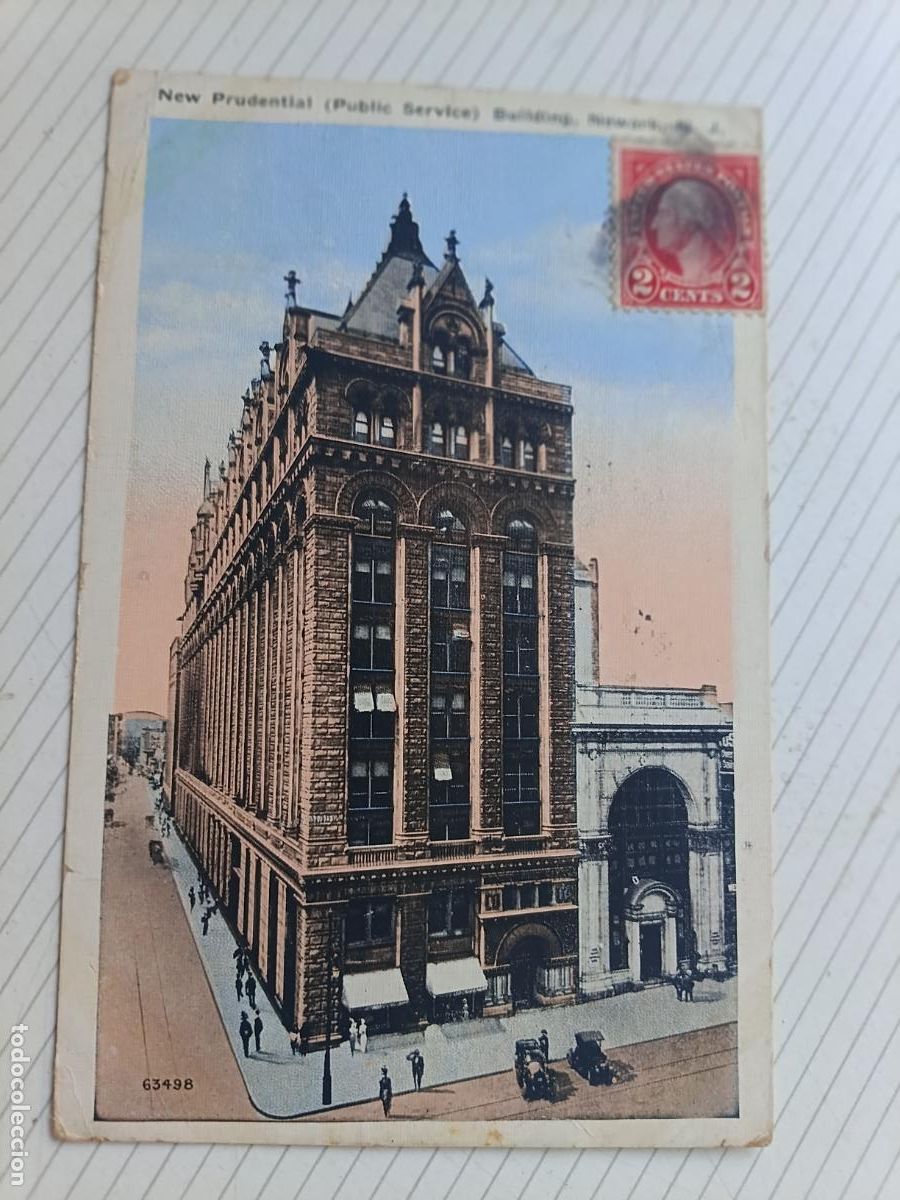 Postales: Newark. USA. Postal circulada